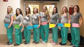 9 enfermeras se embarazan casi al mismo tiempo en un hospital de Estados Unidos