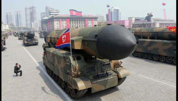 El último misil balístico lanzado por Corea del Norte voló unos 500 kilómetros y alcanzó una altitud de 560 kilómetros. (Reuters).