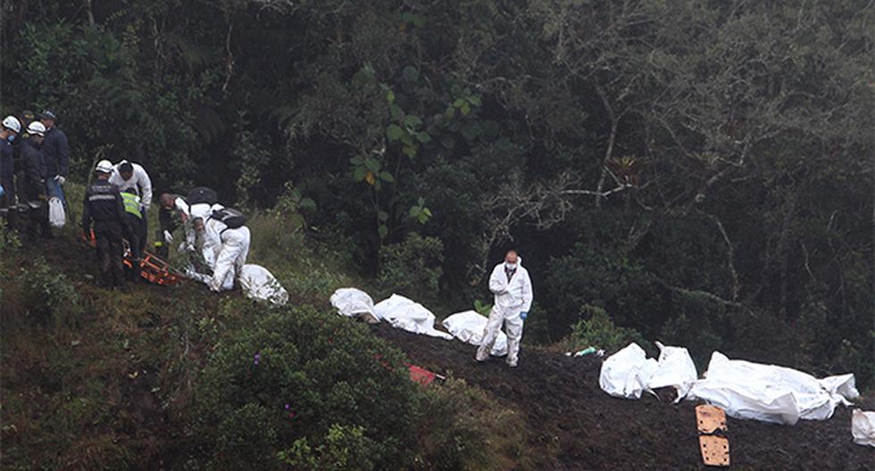 La caída del avión del club Chapecoense dejó como trágico saldo 71 muertos en Colombia. (Foto: EFE)