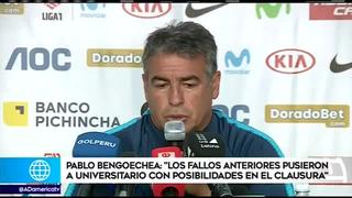 Pablo Bengoechea: “Sin todas las fallas arbitrales, Universitario no llegaba a la última fecha con chances de campeonar”