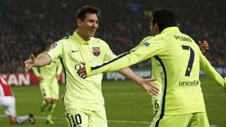 Messi y el gol con que igualó el récord de Raúl en la Champions