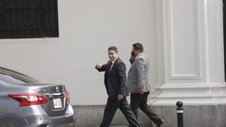 Vladimir Cerrón llega sorpresivamente a Palacio de Gobierno y se reúne con Pedro Castillo