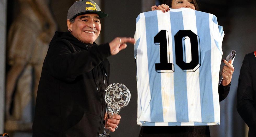 Diego Maradona se mostró contento por la clasificación de Argentina al Mundial de Rusia. (Foto: Getty Images)