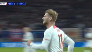 Sorpresa en Alemania: Timo Werner anotó el 3-1 del Leipzig vs. Real Madrid | VIDEO