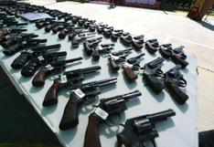Lima: más de 500 armas fueron incautadas a empresas de seguridad