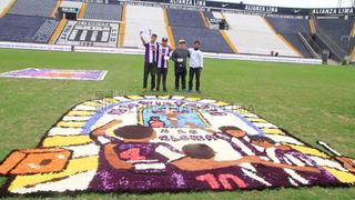 Alianza Lima: alfombras florales por el Señor de los Milagros