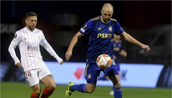 Sevilla cayó en Zagreb, pero avanzó debido al 3-2 en el marcador global. (Foto: AFP)