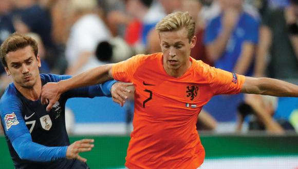 Frenkie De Jong jugó contra Perú y Francia en la última fecha FIFA. (Foto: Reuters)