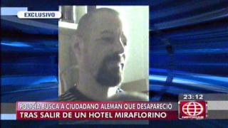 Miraflores: ciudadano alemán desapareció tras salir de hotel