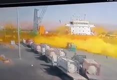 Fuga de gas en puerto de Jordania deja al menos doce muertos y 260 heridos | VIDEO