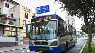 Corredor Azul: implementan nueva ruta 304 que va desde el Rímac hasta Miraflores