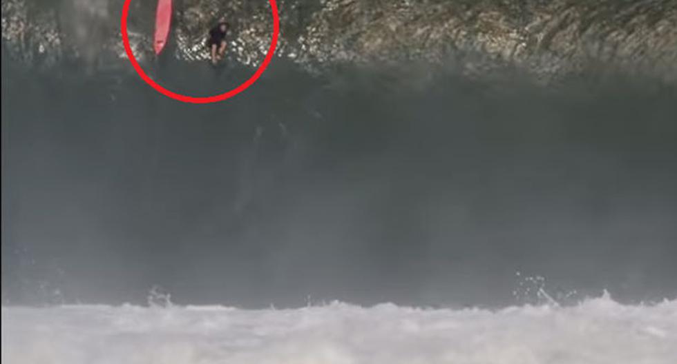Tom Lowe protagonizó la caída más violenta en la historia del surf. (Foto: Captura)