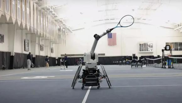 Este robot tenista podría mejorar las condiciones de los deportistas.