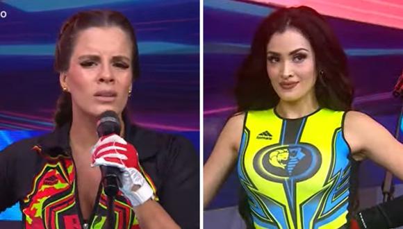 Alejandra Baigorria y Micheille Soifer sostuvieron un fuerte cruce de palabras en "Esto es Guerra". (Foto: captura América Televisión)