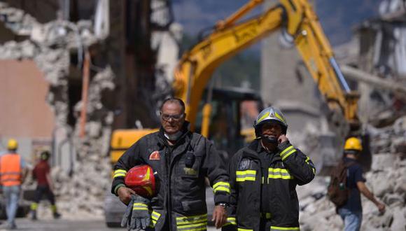 Terremoto en Italia: &quot;No perdemos la esperanza de encontrar sobrevivientes&quot;. (AFP)