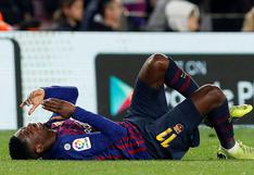 Barcelona vs. Leganés: Ousmane Dembélé sufrió lesión que preocupa en el Camp Nou | VIDEO