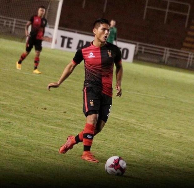 Hideyoshi Arakaki durante un partido realizado de la Liga 1. (Foto: Melgar)