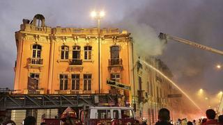 Incendio en Plaza Dos de Mayo: casona podría ser reparada