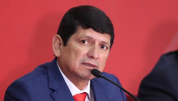 Germán Leguía: “Tenemos que hacer campaña para que Agustín Lozano se vaya”. (Foto: FPF)