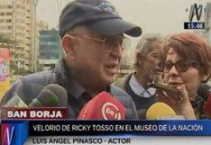 Ricky Tosso: diversos artistas llegan al Museo de la Nación para despedir al artista