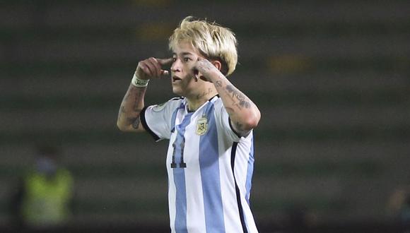 El drama de Yamila Rodríguez por tener tatuajes de Cristiano Ronaldo y Maradona, pero no de Messi | Foto: AFP