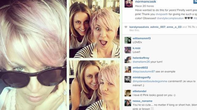 Kaley Cuoco asombra en Instagram con su cambio de look - 2