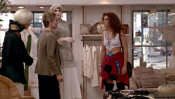 Julia Roberts en una escena de "Mujer bonita" de 1990. (Foto: Touchstone Pictures)