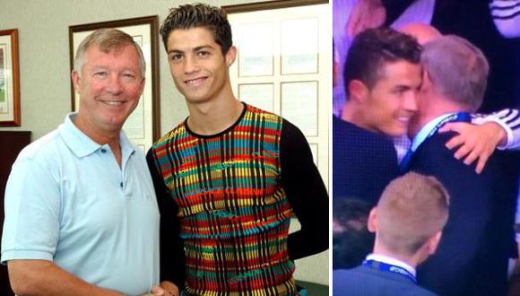 Ronaldo y Ferguson tuvieron un casual encuentro 11 años después