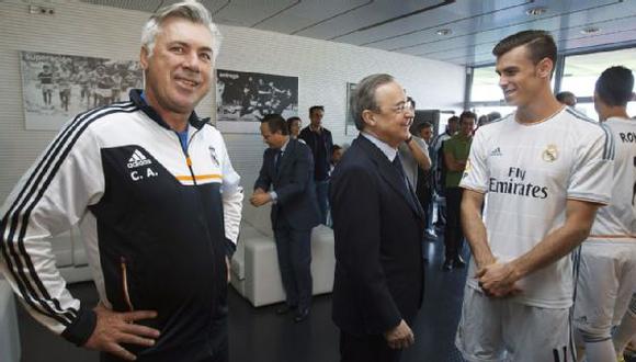 El egoísmo de Gareth Bale provocó que la relación de Carlo Ancelotti con Florentino Pérez se desgastara. A partir de esa situación, el Real Madrid no fue el mismo. (Foto: AFP)