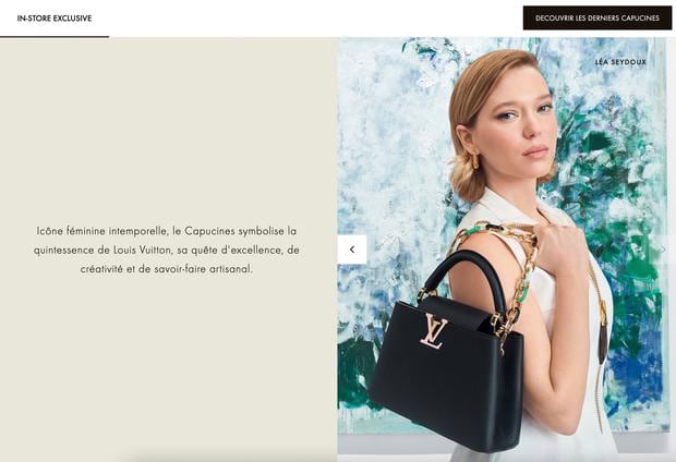 Acusaron a Louis Vuitton de utilizar ilegalmente cuadros de la pintora Joan  Mitchell en una campaña con Léa Seydoux - Infobae