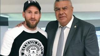 Selección argentina: Lionel Messi se reunió con el presidente de la AFA