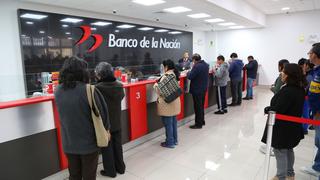 Banco de la Nación: mañana se inicia pago de pensiones a jubilados de la ONP