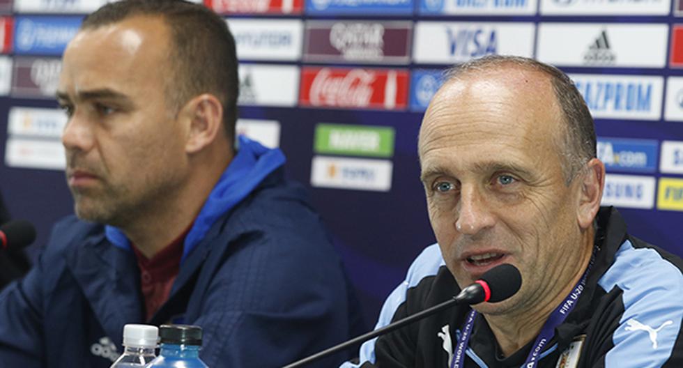 Fabián Coito, técnico de Uruguay en el Mundial Sub 20, sorprendió a muchos con sus palabras sobre el incidente que protagonizaron sus jugadores con sus colegas de Venezuela. (Foto: EFE)