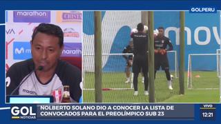 Nolberto Solano explicó el motivo de la desconvocatoria de Kevin Quevedo: “Había un compromiso con la selección y no lo supo cumplir”