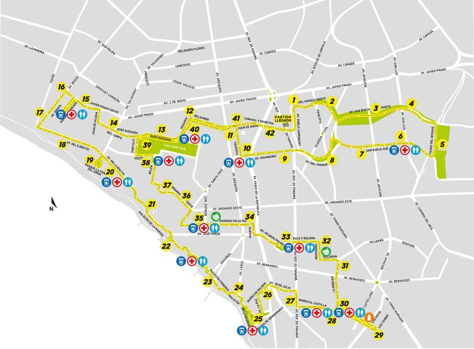 Estas son las calles por donde pasarán los corredores para la 42K.