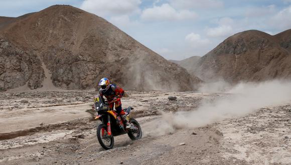 Dakar 2019: Sunderland se impone a De Soultrait en motos en la Quinta Etapa. (Foto: AFP)