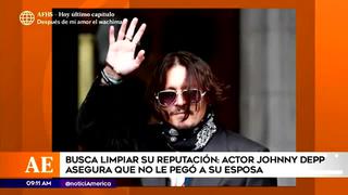 Johnny Depp niega haber atacado a su ex esposa y denuncia a tabloide por difamación