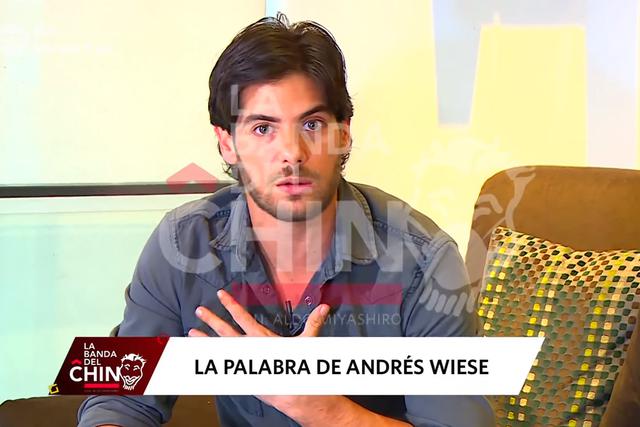 Andrés Wiese: “Yo no sabía que esa chica era menor de edad hasta que salió en un canal de TV” . (Foto: Captura)