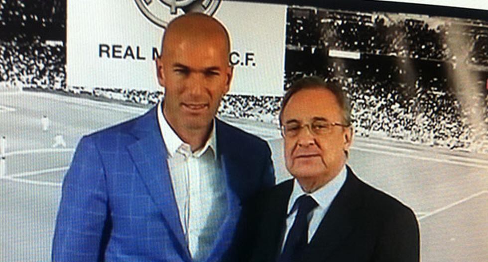 Real Madrid anuncia a Zidane. (Foto: Captura)