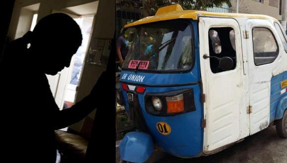 Sujetos usaron una mototaxi para transportar y abusar de una menor que salía de una fiesta. (Foto: El Comercio)