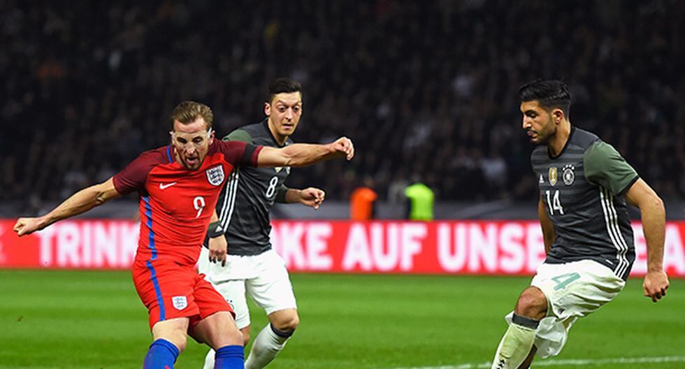 A los 60 minutos, Harry Kane comenzó lo que sería la gran victoria de Inglaterra sobre Alemania en Berlín por amistoso en Fecha FIFA (Foto: Getty Images)