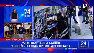 SJM: dueña de minimarket acusa a policías de ‘sembrarle’ droga para extorsionarla