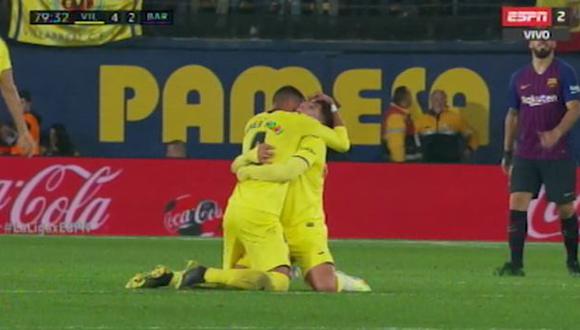 Barcelona vs. Villarreal: el golazo de Carlos Bacca tras dejar en el césped a Ter Stegen. (Foto: captura)