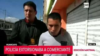 Detienen a policía en Huancayo por caso de extorsión