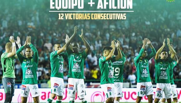 'La Fiera' hizo respetrar la casa y pasó por encima a Atlas con un contundente 5-2 por la jornada 15 en el estadio León Nou Camp. (Foto: Twitter León)