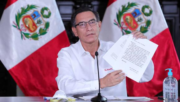 El presidente Martín Vizcarra dijo que hay pruebas moleculares en stock, y que llegarán en los próximos días a través de donaciones y compras. (Foto: Difusión)