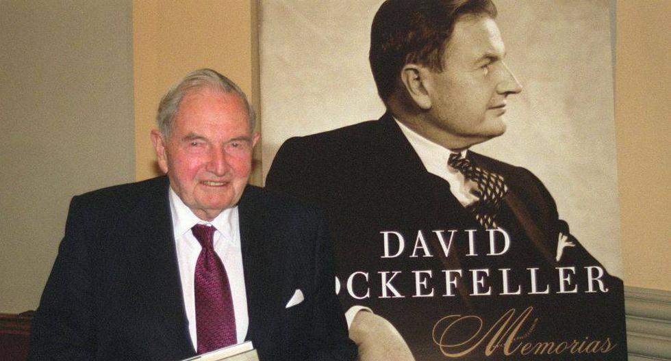 Un día como hoy pero en 2017, muere David Rockefeller, banquero estadounidense. (Foto: EFE)