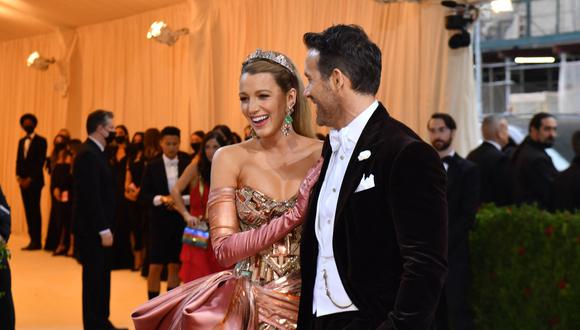 Nueva York exhibió a las estrellas mundiales en la extravagante Met Gala 2022. Blake Lively se convirtió en la reina del evento. (Foto: AFP).