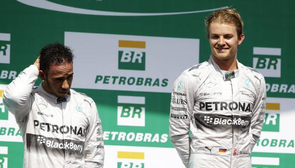Rosberg ganó en Interlagos y Hamilton está a un paso del título