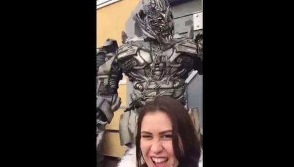 YouTube: Transformer que negó selfie a fanática ya es viral